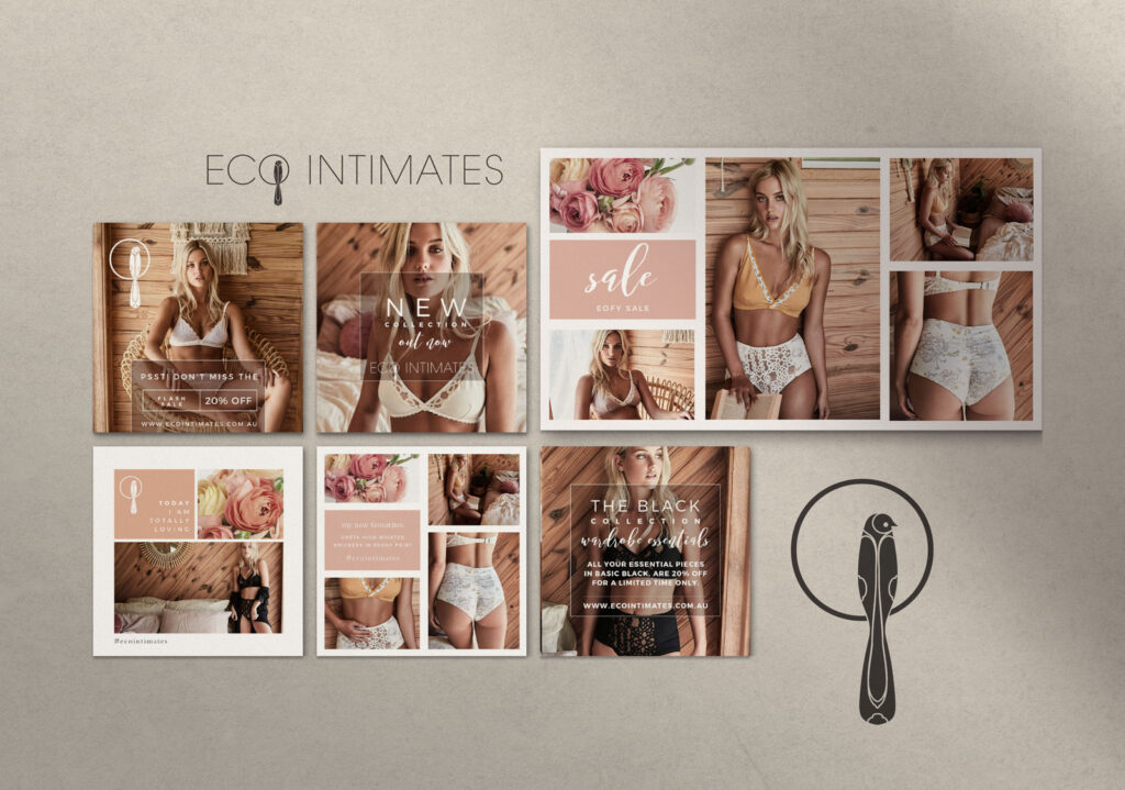 Fashion branding and website design for clothing label