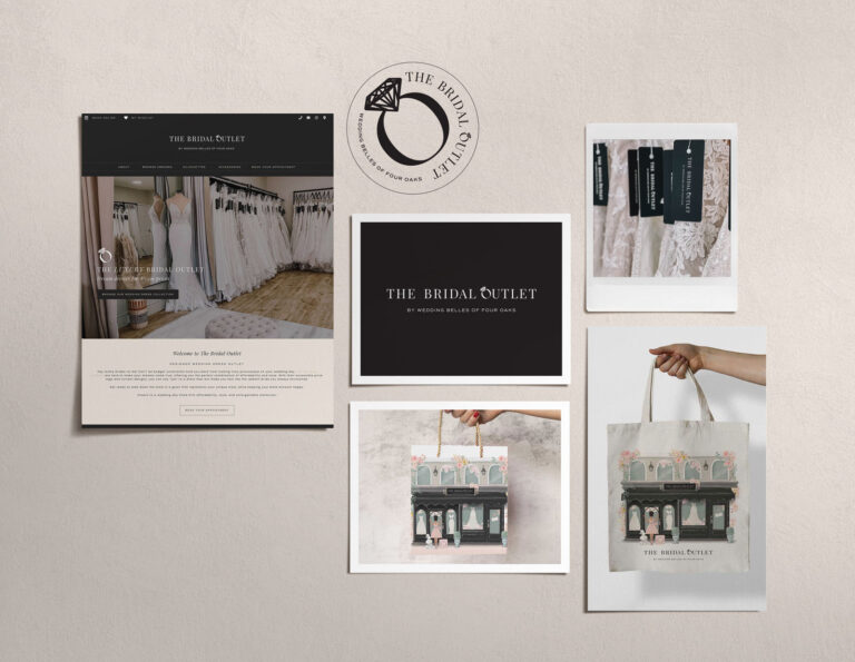 bridal boutique branding and logo design