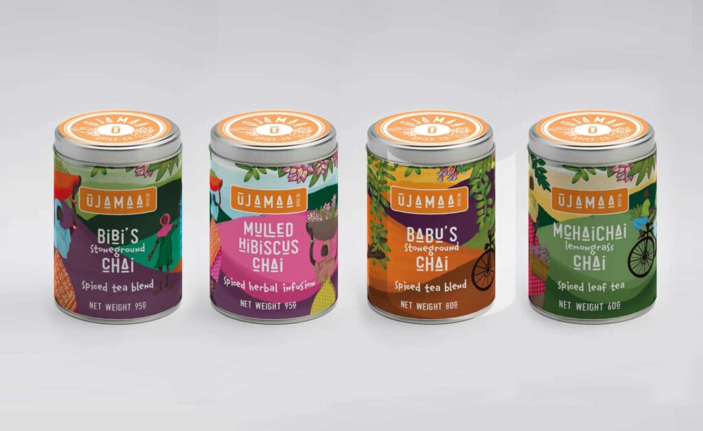 tea product branding and packaging