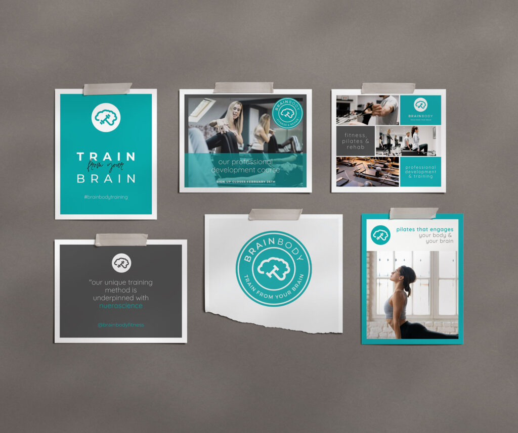 health and fitness business logo design